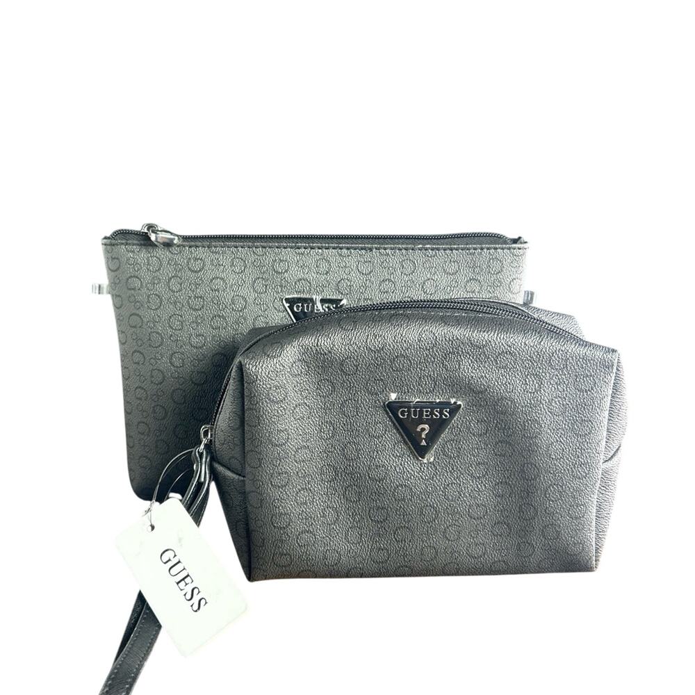 Guess Junction Travel Cosmetic Bags 2-Piece Set